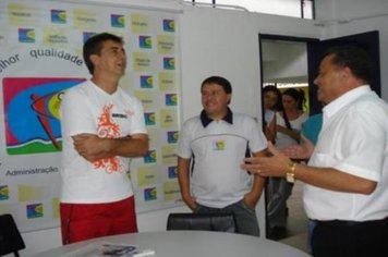 Foto - CARAVANA ESPORTIVA DO SESC VERÃO COM GUERRINHA DO BASQUETE