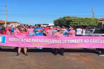 Foto - Caminhada da Associação do Câncer reforça conscientização em Paraguaçu Paulista 