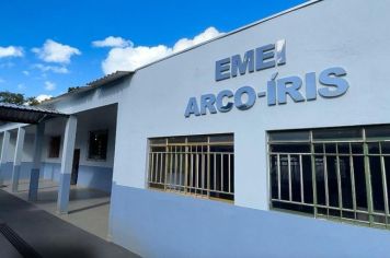 Prefeitura realiza a entrega oficial da reforma e ampliação da Escola Municipal Arco-Íris