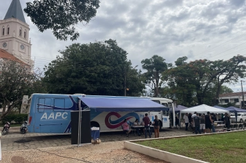 Secretaria de Saúde disponibiliza exames que detectam alterações na próstata e outros serviços ao lado da Praça da Matriz