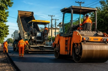 Prefeitura avança com pavimentação e leva mais qualidade de vida para moradores do Jardim Bela Vista 