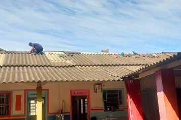 Prefeitura reforma telhado da EMEI Dona Leonor Mendes de Barros e garante mais segurança às crianças
