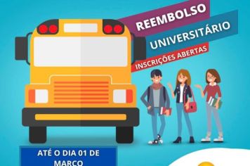 Prefeitura inicia inscrição para Reembolso Universitário