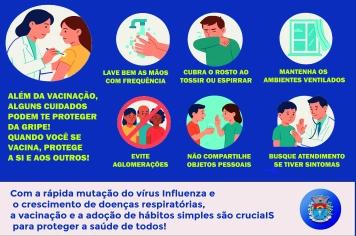 Cuidados com a gripe vão além da vacinação