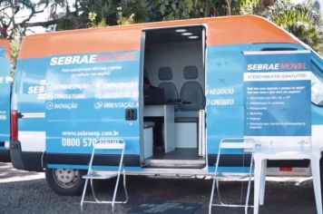 Unidade Móvel realiza atendimentos e divulga serviço do Sebrae em Paraguaçu Paulista