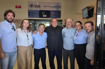 Com apoio da Prefeitura, Santa Casa de Paraguaçu Paulista inaugura nova Portaria Central