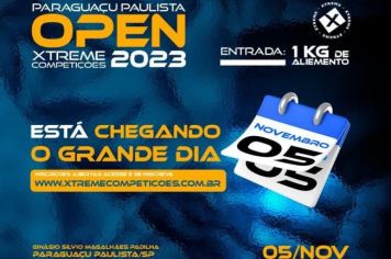 Domingo acontece o Xtreme Open de Jiu Jitsu 2023 em Paraguaçu Paulista