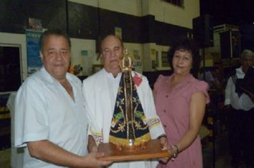 Prefeito Ediney e Primeira Dama Sônia recepcionam imagem peregrina de Nossa Senhora em Paraguaçu