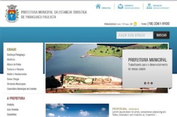 Em março Paraguaçu ganha novo site oficial