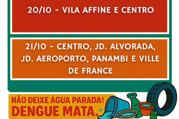 “Paraguaçu Contra a Dengue” segue com mobilização e avança para novos bairros nesta terça-feira