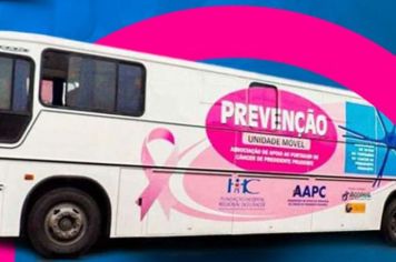 Paraguaçu recebe o ônibus de coleta de preventivo nesta quarta-feira, dia 8