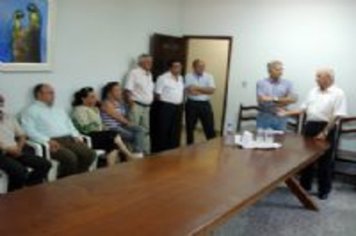 Prefeito recepciona o presidente da Codasp em Paraguaçu