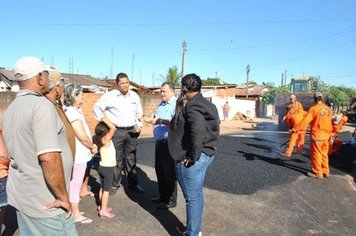 Prefeito Ediney e Vereadores acompanham de perto realização de Operação Tapa Buracos