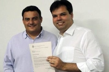 Vice-Prefeito de Paraguaçu se encontra com Secretário Bruno Covas