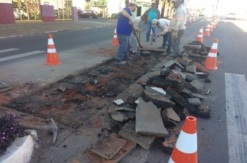 Prefeitura começa a fazer alterações na Avenida Siqueira Campos