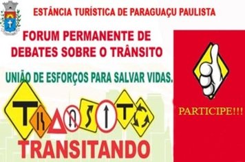 Forum de Trânsito aprova e propõe Carta de Intenções