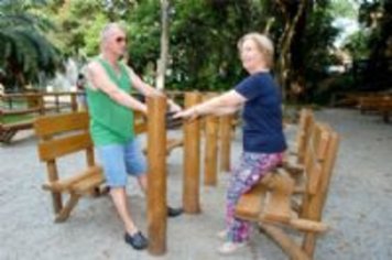 Municípios correm atrás, mas Paraguaçu já conquistou a sua Praça do Exercício do Idoso