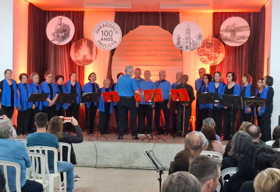 Secretaria de Cultura prestigia XVI Encontro de Corais realizado em Paraguaçu Paulista