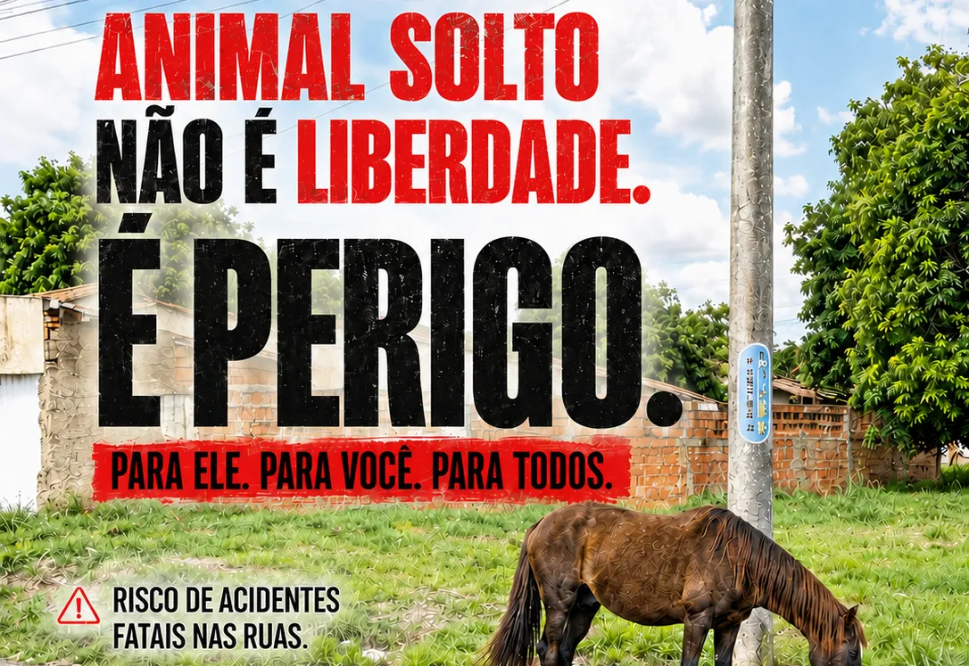 Prefeitura inicia força-tarefa para recolher animais soltos e evitar acidentes em Paraguaçu Paulista