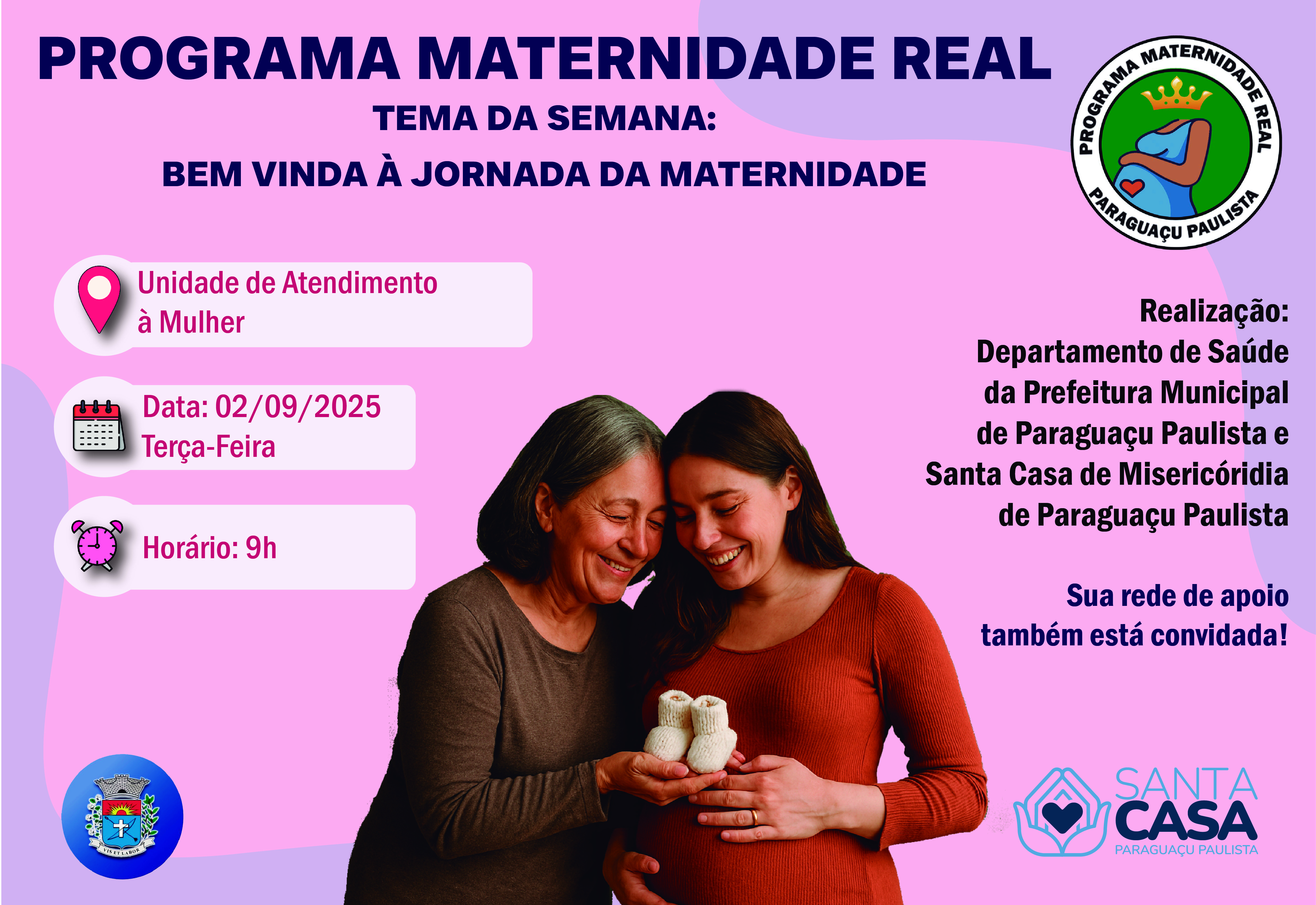 Programa Maternidade Real Retorna em Paraguaçu Paulista com Novo Ciclo de Apoio à Gestantes e Mães