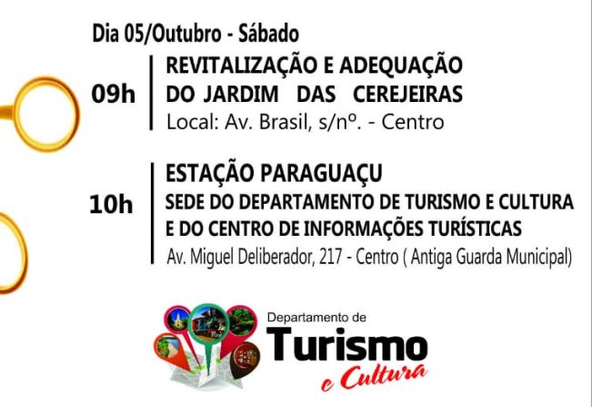 Prefeita inaugura revitalização do Jardim das Cerejeiras e Estação Paraguaçu 