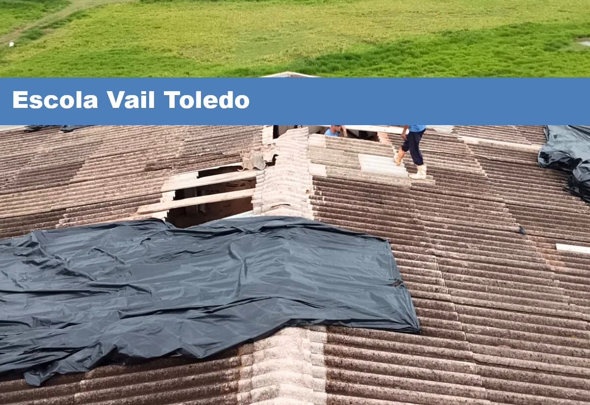Prefeitura segue com reformas em telhados de prédios públicos afetados pelo temporal 
