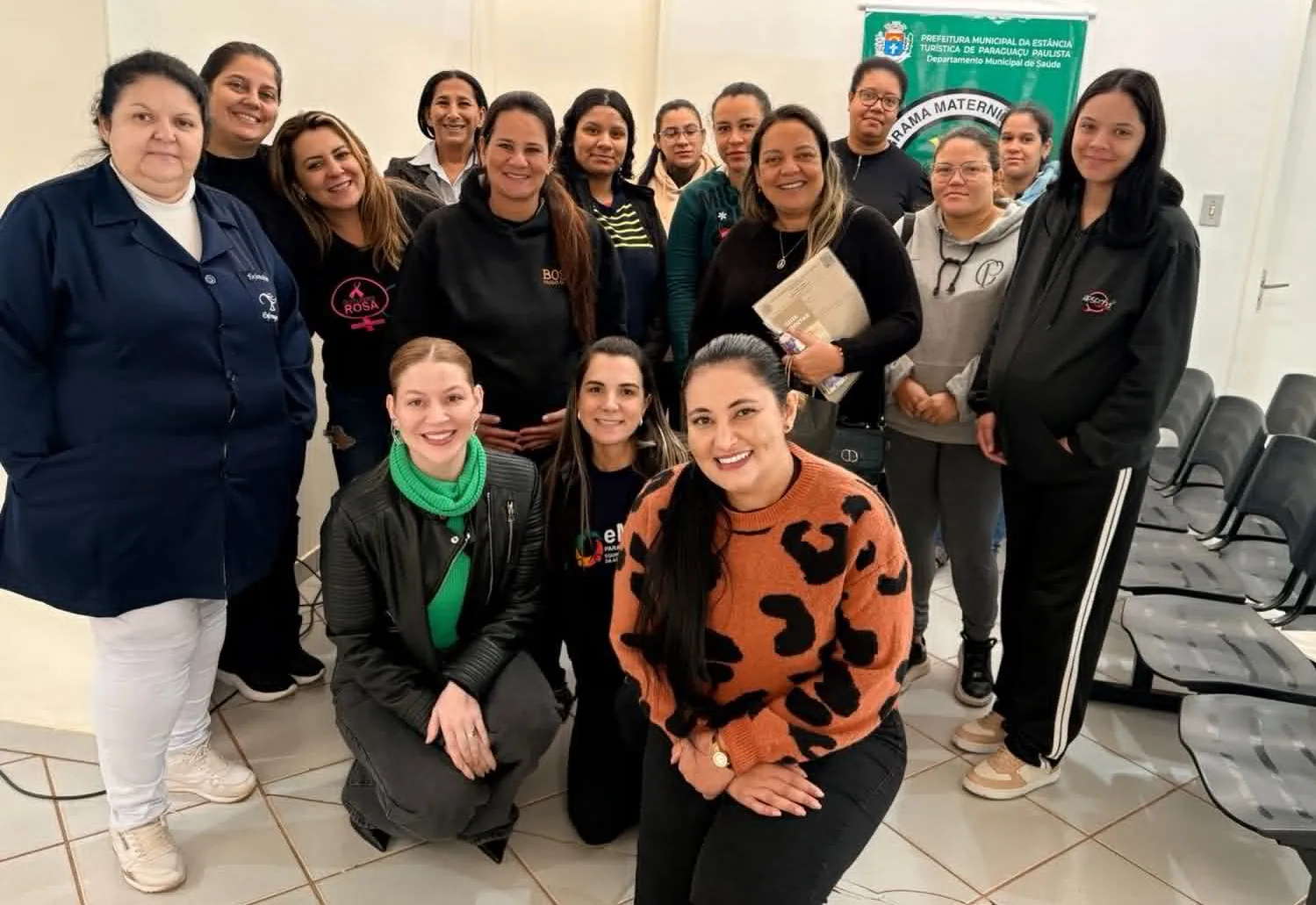 Mães do Programa Maternidade Real participam de mais um encontro do curso