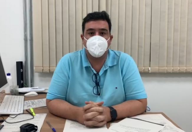Covid: Diretor da Saúde faz alerta sobre cenário em Paraguaçu 