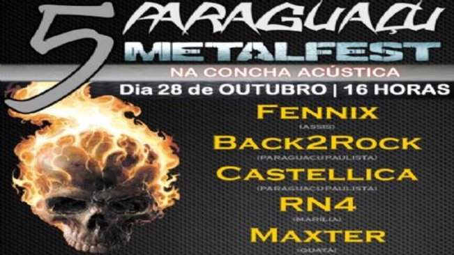 Mais de 200 pessoas são esperadas no 5º Paraguaçu Metal Fest neste domingo