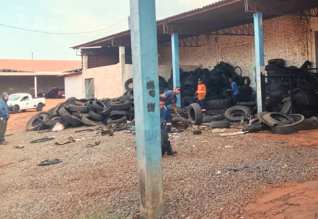Coleta de pneus inservíveis garante descarte ambientalmente correto em Paraguaçu Paulista