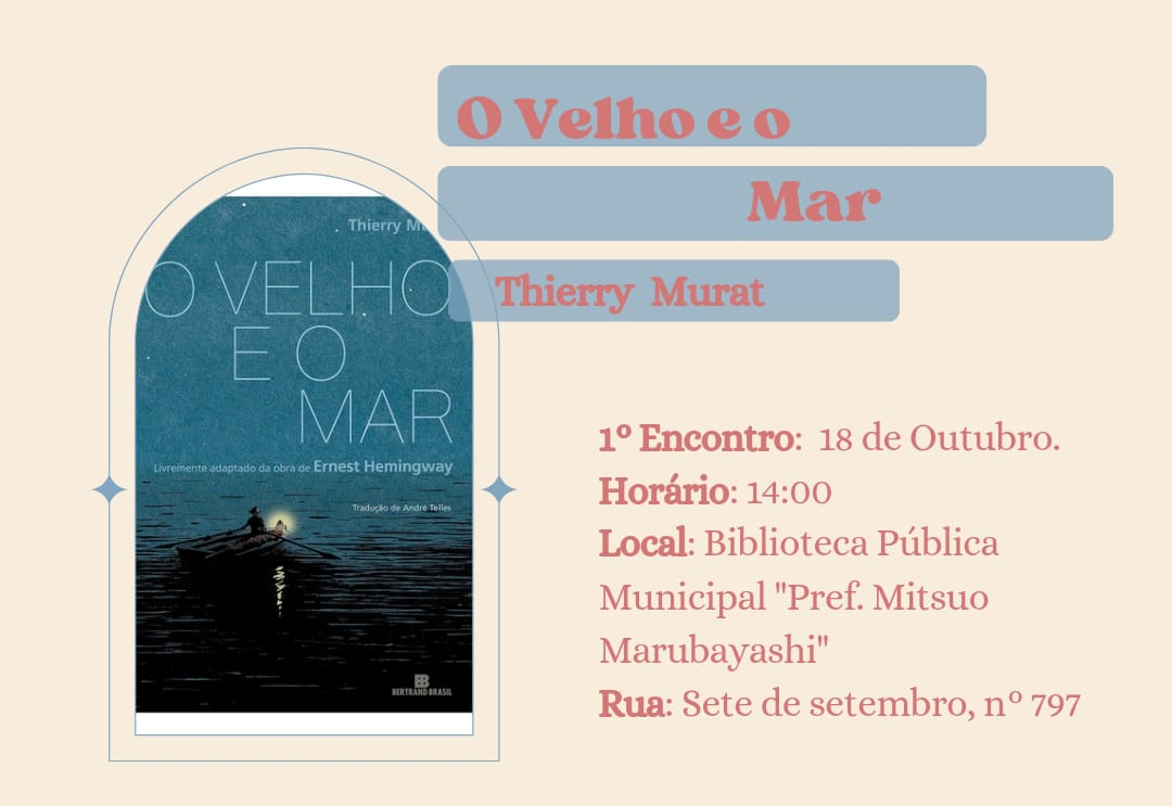 Clube do Livro de Outubro traz leitura emocionante com adaptação gráfica de “O Velho e o Mar”