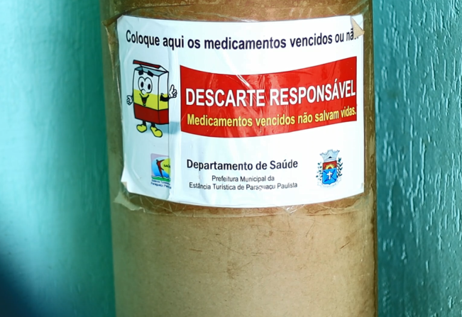 Vai até sexta-feira, dia 12, a Campanha de Descarte Responsável de Medicamentos em Paraguaçu Paulista