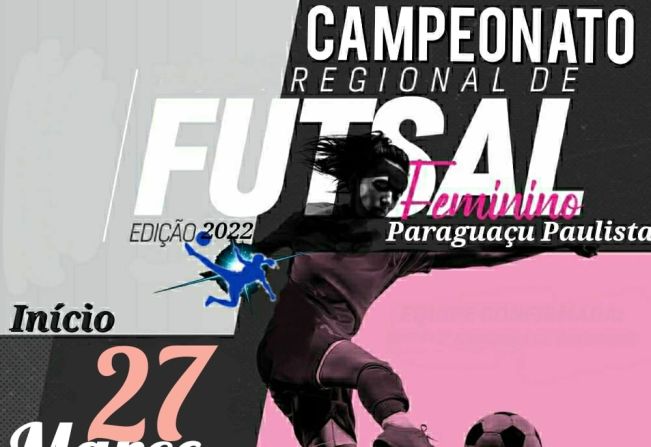 Paraguaçu tem campeonato regional de futsal feminino
