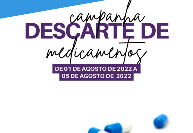 CAMPANHA DESCARTE DE MEDICAMENTOS
