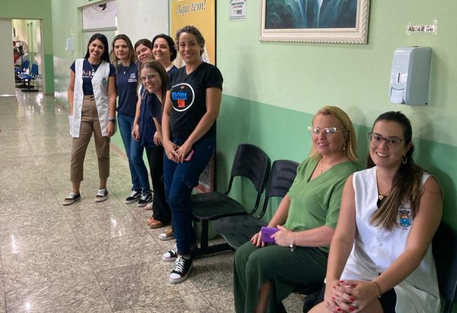 Pacientes da UBS Vila Popular participam de palestra sobre diabetes
