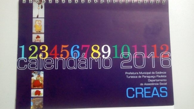 CREAS de Paraguaçu distribui calendários 2016 em locais estratégicos