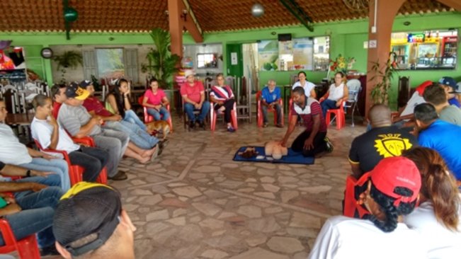 Equipe do Grande Lago de Paraguaçu recebe treinamento de brigadistas