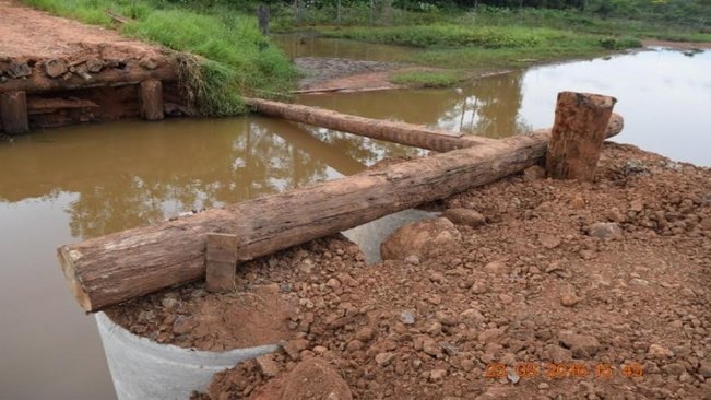 Iniciada reforma da ponte do “Horto” de Paraguaçu