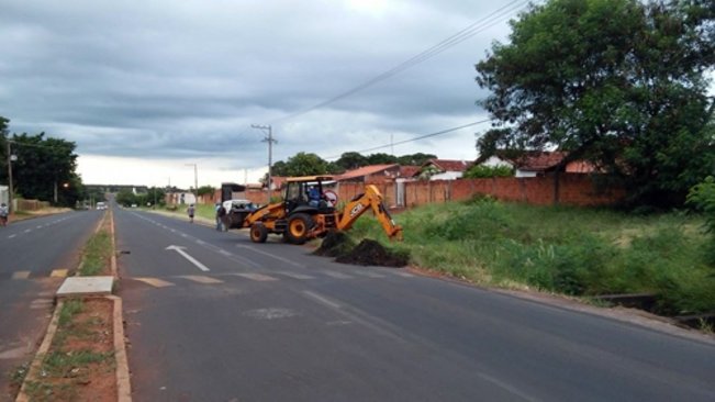 Prefeitura de Paraguaçu prepara avenida Sete para receber nova etapa de obras