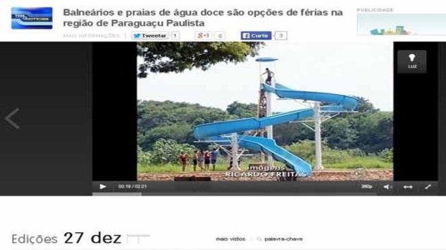 TV Tem mostra Grande Lago com imagens misturadas e confunde população