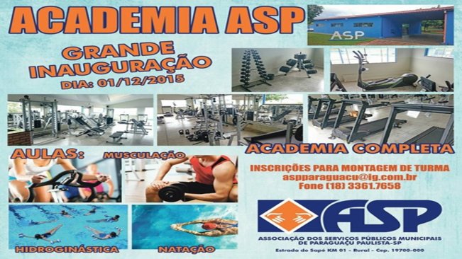 ASP inaugura sua academia em Paraguaçu