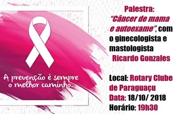 Câncer de mama e autoexame