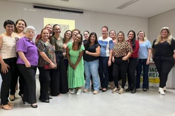 Professoras da rede municipal participam de formação