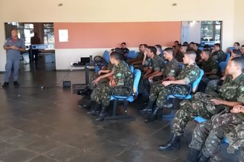  Bombeiros ministram curso sobre estiagem para Guarda Municipal, Atiradores e servidores de Obras
