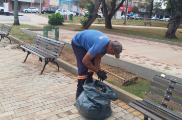 A Prefeitura precisa da ajuda de todos para manter os espaços públicos limpos 