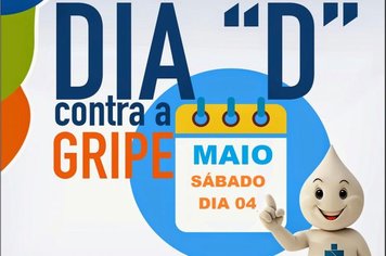Este sábado, 4 de maio, é DIA D de vacinação contra a gripe