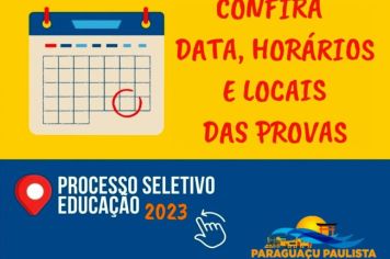 Prefeitura divulga data e locais do processo seletivo para professores