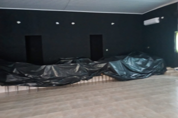 Temporal causa estragos na Escola de Música de Paraguaçu Paulista