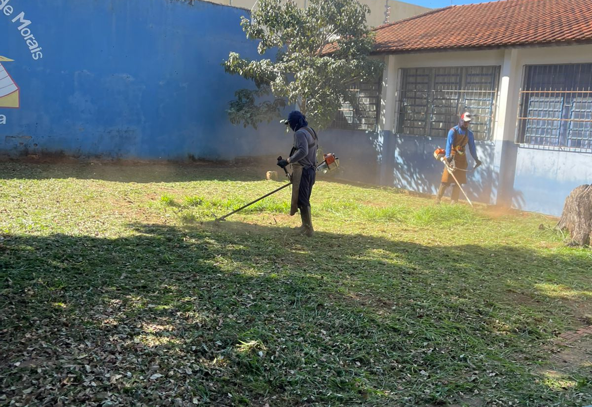 Manutenção na Escola Osório Lemaire reflete compromisso com Saúde e Educação