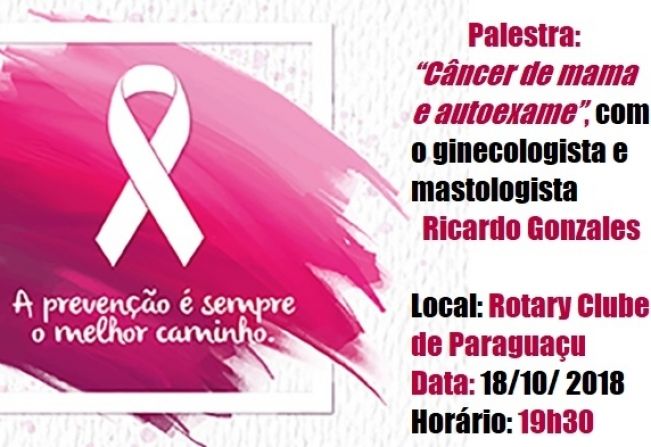 Câncer de mama e autoexame